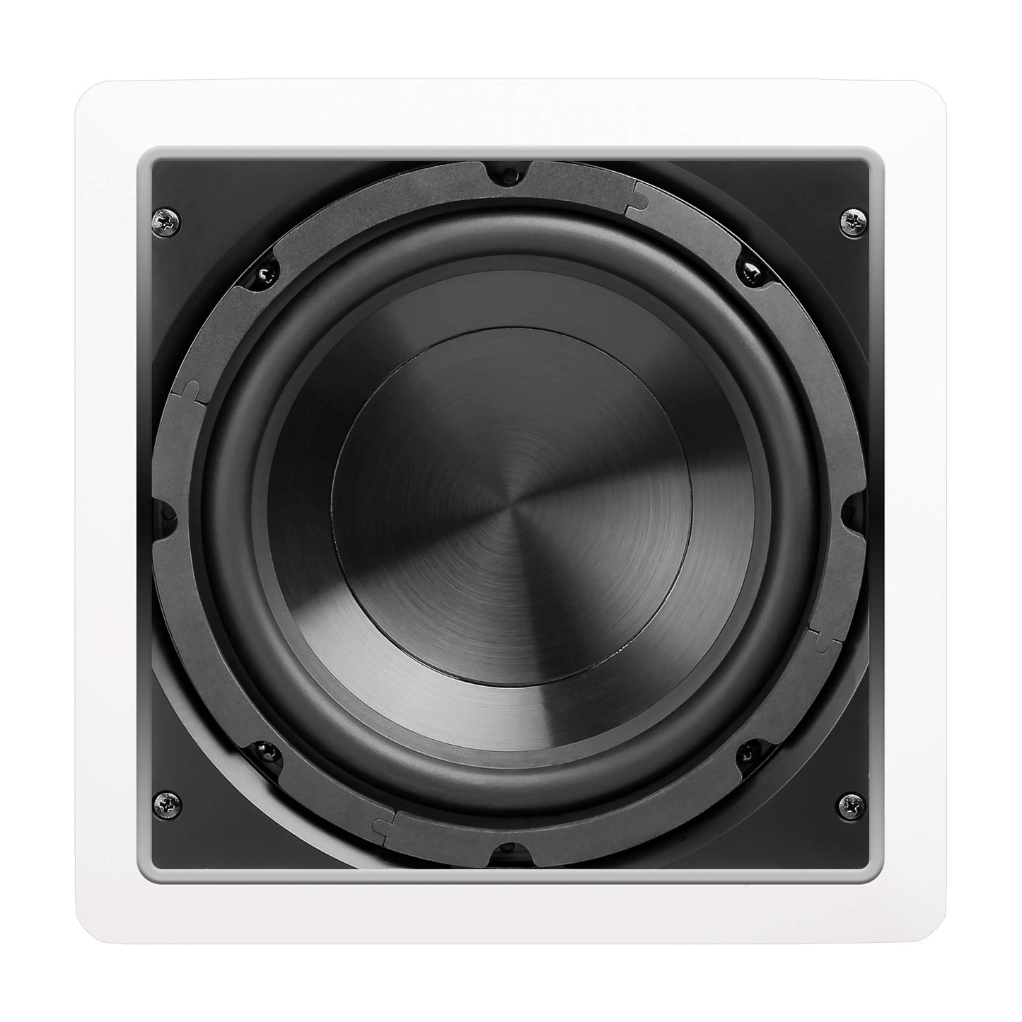 OSD Audio 8" in Wall Subwoofer 150W Easy Install, Paintable Grill IWS8