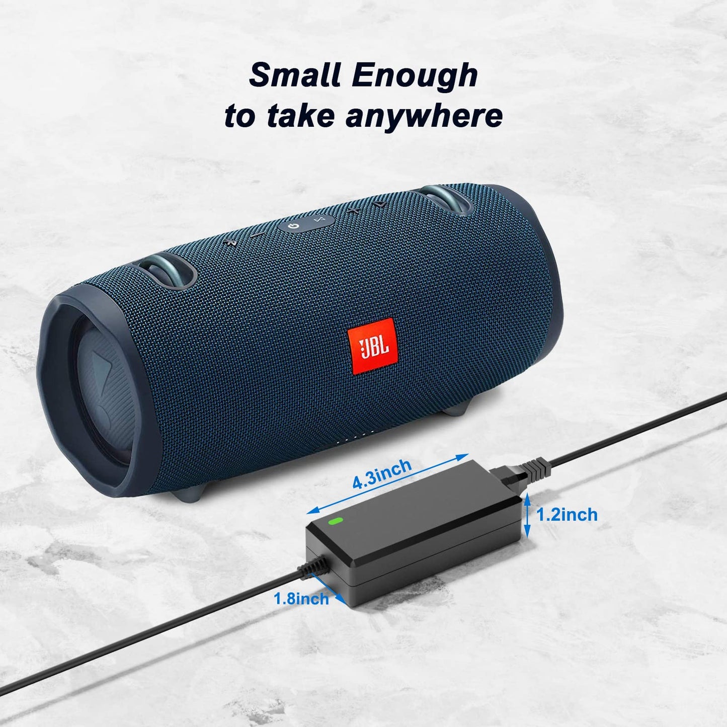 19V Replacment for JBL Xtreme 2 Charger Compatible with JBL Xtreme, Xtreme 2, Boombox 1/2, Extreme Portable Wireless Bluetooth Waterproof Speaker
