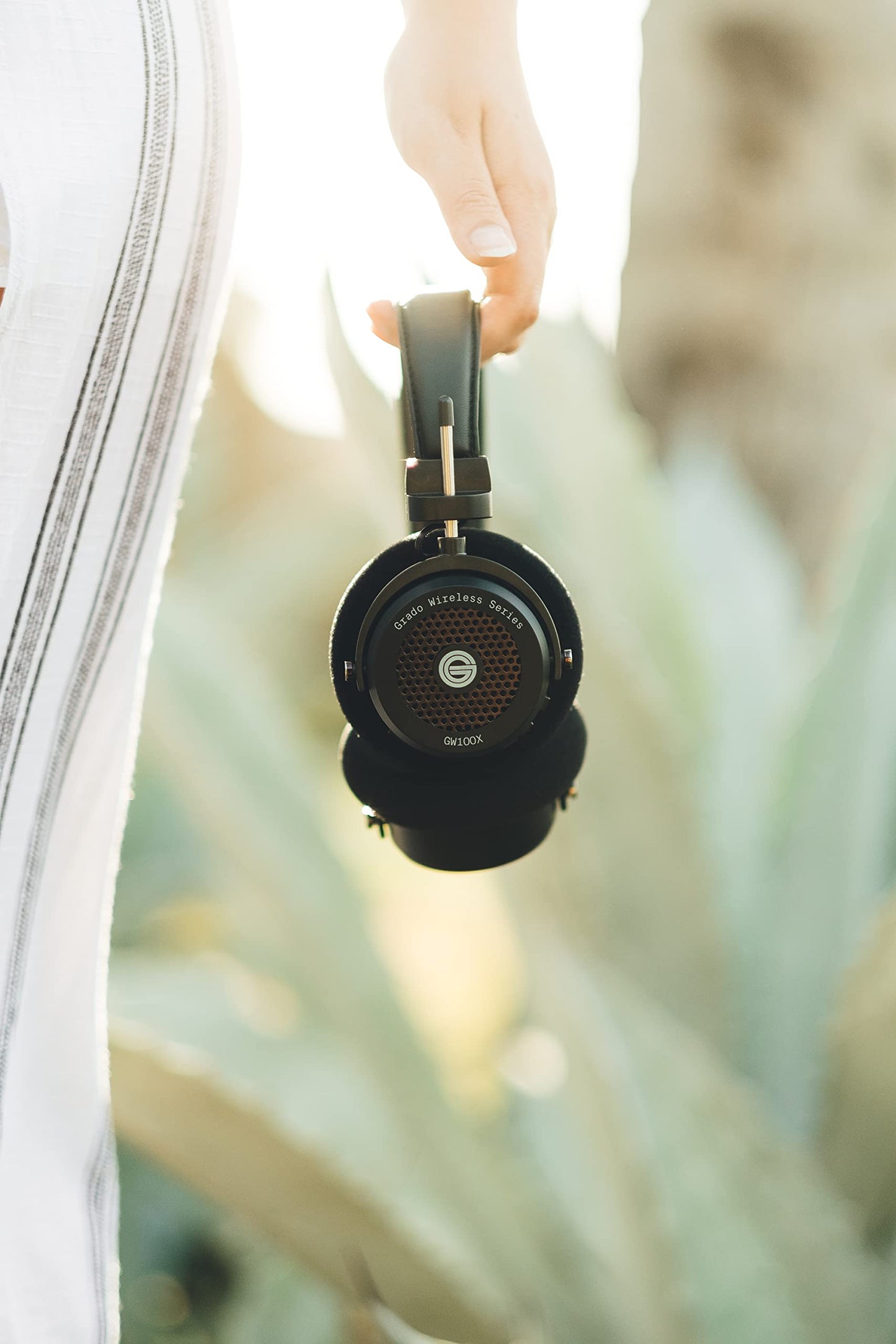 GRADO GW100x Wireless Open-Back Headphones - Bluetooth 5.2, 40-Hour Battery, 44mm Drivers - Audiophile Over-Ear Headphones with Mic - Lightweight…