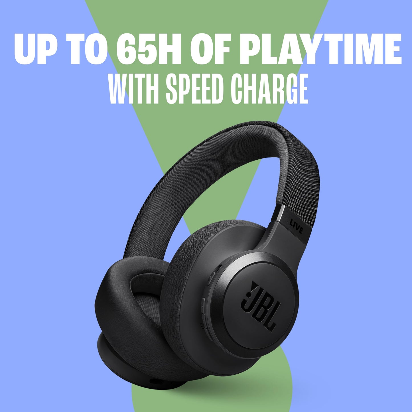 JBL Live 770NC - Wireless Over-Ear Headphones with True Adaptive Noise Cancelling with Smart Ambient, Up to 65 Hours of Battery Life, Comfort-fit…