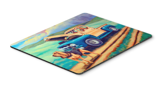 Caroline's Treasures 7513MP Bloodhound Mouse Pad, Hot Pad or Trivet for Home Office Gaming Working Computers Laptop Mouse Mat,Washable Large Mousepad