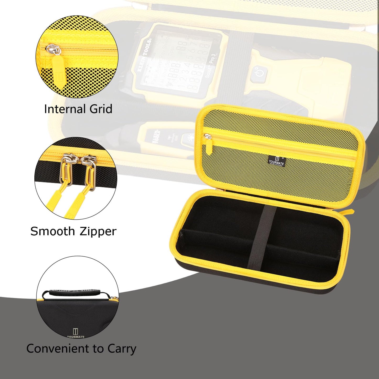 Tourmate Hard Storage Case for Klein Tools Cable Tracer and Wire Tracer Tone Generator,Travel Case forKlein Tools VDV500-820(Box for Sale)