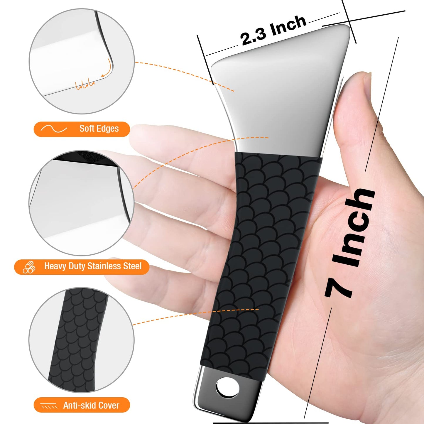 SARDVISA Professional 3D Printer Tool, Upgraded Metal 3D Printer Removal Spatula with Comfortable Grip, Specially Designed 3D Printer Accessories