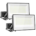Onforu 120W Flood Lights Outdoor,12000lm Bright LED Work Light with Plug,Daylight White LED Flood Lighting, IP66 Waterproof Security Yard Lights