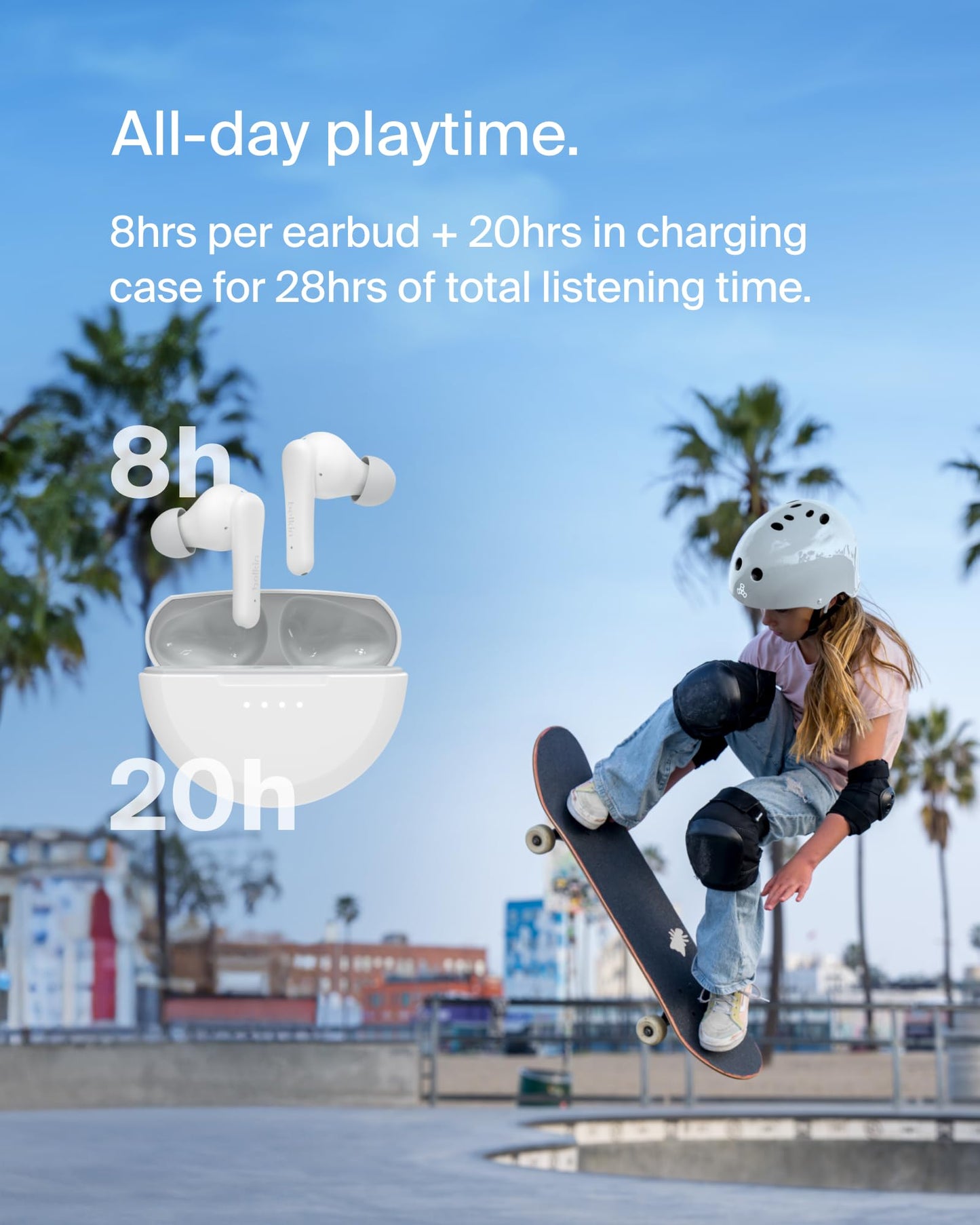 Belkin SoundForm Nano 2 Kids True Wireless Earbuds