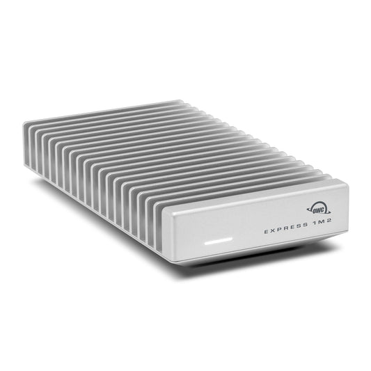 OWC Express 1M2 80Gb/s Portable NVMe SSD USB4 (Thunderbolt Compatible/USB-C) Ultra Fast External SSD Drive with Aluminum Heat Sink Enclosure