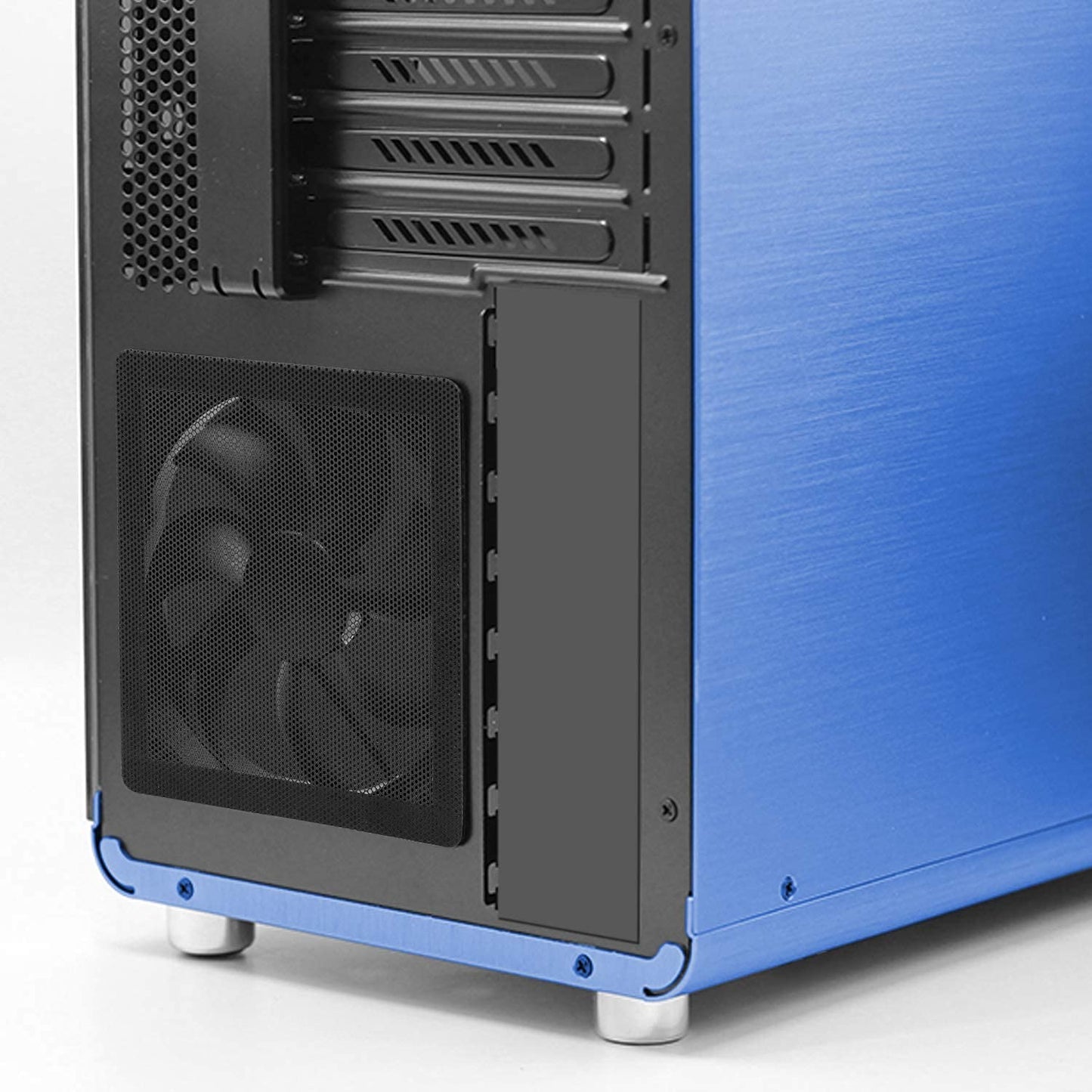 HFEIX 120mm PC Dust Filter Magnetic Frame Cover, 4 Pack Ultra Fine 0.8mm PVC Mesh Computer Case Fan Grill Dustproof Cover for Computer Cooler