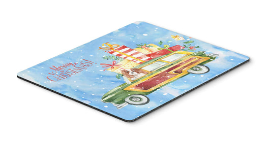 Caroline's Treasures CK2438MP Merry Christmas Blenheim Cavalier Spaniel Mouse Pad, Hot Pad or Trivet for Home Office Gaming Working Computers Laptop