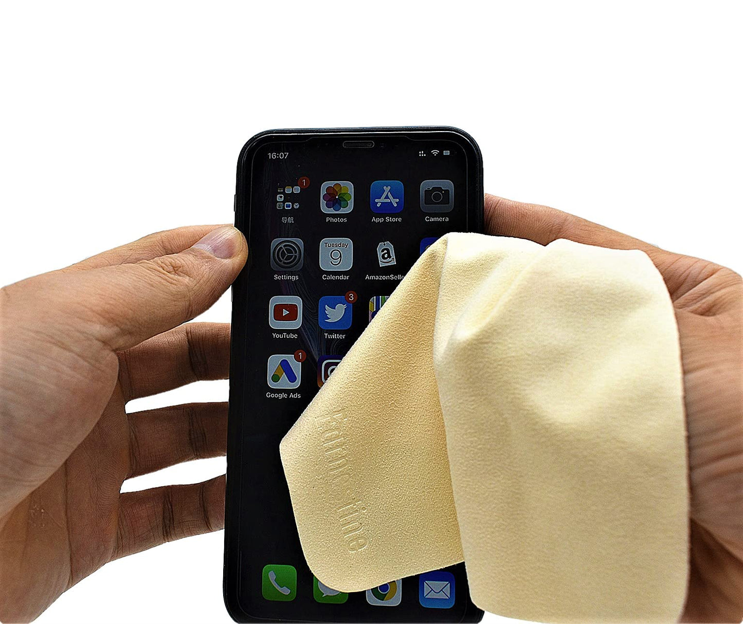 Earnestine 10 Pack 6" x 7" Premium Thick Microfiber Eyeglasses Cleaning Cloth for Glasses,Safe No Color Bleeding Eyeglass Cloth, Soft Microfiber