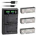 Kastar 3-Pack Battery and LTD2 USB Charger Replacement for Pentax D-LI72 dlI72, Samsung SLB-0637 SLB0637, Sanyo DB-L30 DBL30 Battery, Pentax Optio