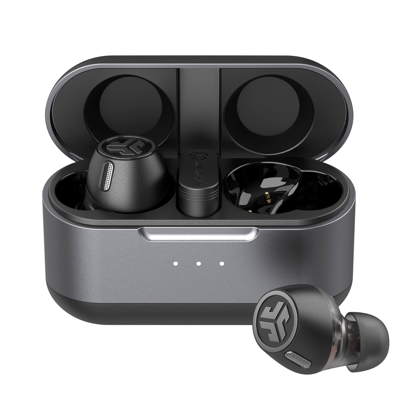 JLab Epic Lab Edition True Wireless Earbuds, Hybrid Dual Drivers, Spatial Audio, Multipoint BT, Wireless or USB-C Charging, Wear Detect Auto…