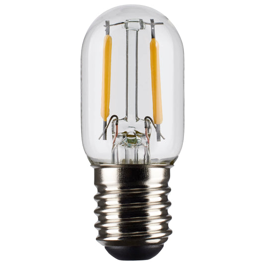 Satco 3-Watt LED E17 Light Bulb, 3000K, 15000 Hour Rating, Dimmable