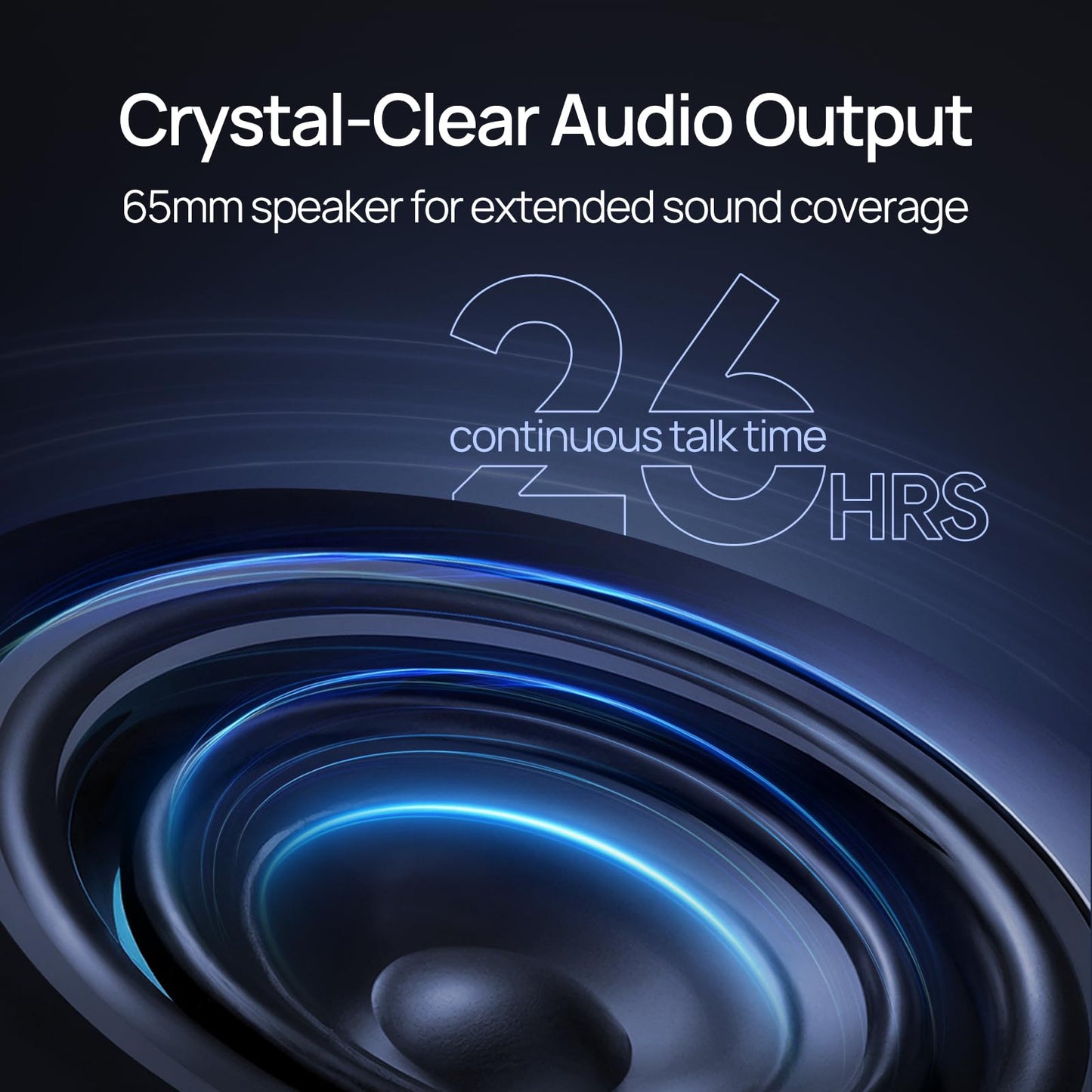 Yealink Bluetooth Speakerphone SP96 Support Daisy-Chain 26H Talk Time Teams Certified 65mm Conference Speaker and 6 Microphones Smart AI