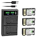 Kastar 3-Pack Battery and LTD2 USB Charger Replacement for JVC GZ-MS120R GZ-MS120RUS GZ-MS123 GZ-MS130 GZ-MS130A GZ-MS130AUS GZ-MS130B GZ-MS130BEU