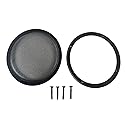 One 10-Inch 2-Piece Steel Mesh Speaker Subwoofer Grill - Black