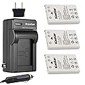 Kastar Battery 3-Pack + Charger Kit Replacement for Nikon EN-EL5, MH-61 and Nikon Coolpix 3700, 4200, 5200, 5900, 7900, P3, P4, P80, P90, P100, P500