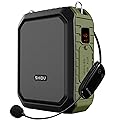 Voice Amplifier with Wireless Headset Mic - 18W 4400mAh Rechargeable Mini Pa System, Bluetooth 4.2, Waterproof IPX5 Portable Speaker for Teacher