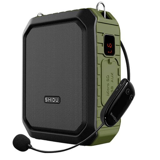 Voice Amplifier with Wireless Headset Mic - 18W 4400mAh Rechargeable Mini Pa System, Bluetooth 4.2, Waterproof IPX5 Portable Speaker for Teacher