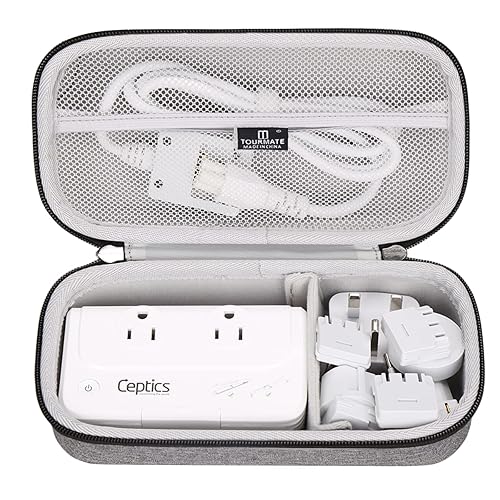 Tourmate Hard Case for Ceptics Travel Voltage Converter 220V to 110V Converter Power (Case Only)