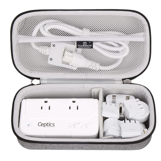 Tourmate Hard Case for Ceptics Travel Voltage Converter 220V to 110V Converter Power (Case Only)