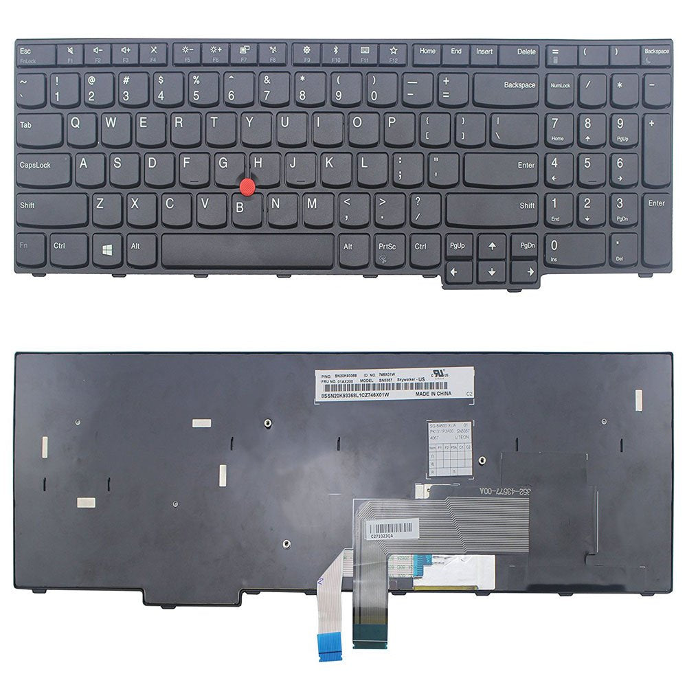 New Replacement for Lenovo ThinkPad E570 E575 Laptop Keyboard US 01AX200 SN5357 PK1311P3A00