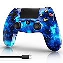 Wireless Controller for PS4, Controller for Sony PlayStation 4, Double Shock 6-Axis Motion Sensor, Sensitive Touch Pad, Built-in Speaker & Stereo
