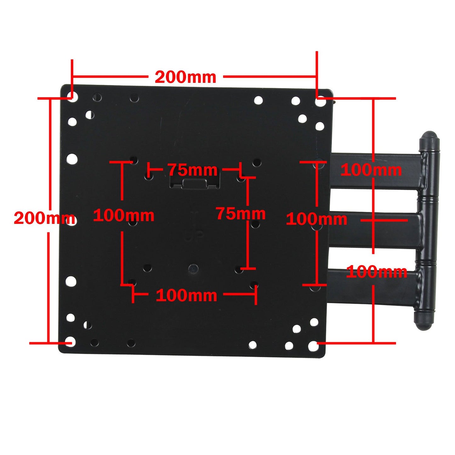 VideoSecu Swing Out Arm TV Wall Mount for Most 23" 24" 26" 27" 29" 30" 32" 37" 42" 47" LCD LED TV Monitor and Display M84