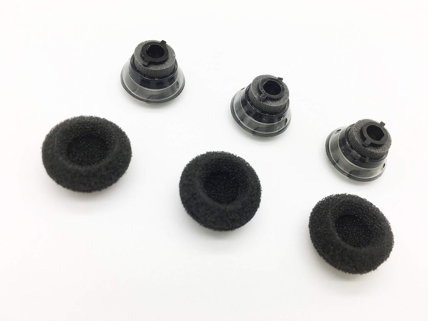 Reki Voyager 5200 Ear Tips - 3 Pcs Premium Replacement Earbuds Eartips Eargels & Foams Set Compatible with Plantronics Voyager 5200 5220 Wireless