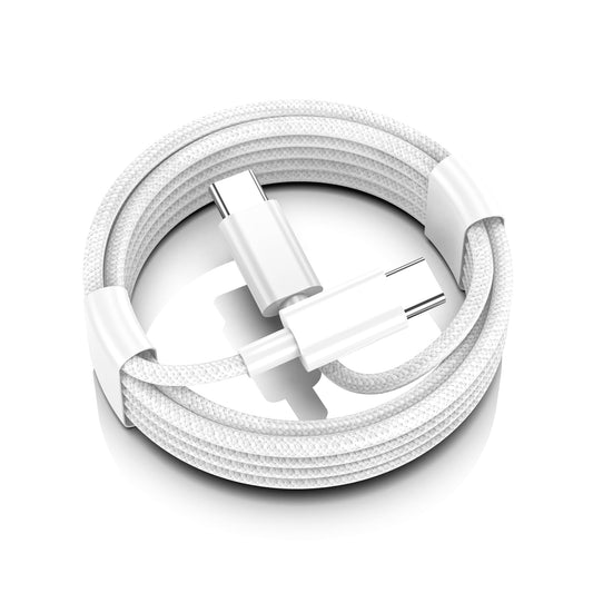 Beemylover AirPods Pro 3/AirPods 4 Charger Cable,6FT Braided USB-C to USB-C Fast Charging Cord,60W Type-C USBC Cable for iPhone 17/17 Pro Max/17 Air