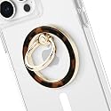 kate spade new york Magnetic Phone Ring Grip with Stand - Removable and Collapsible - Tortoiseshell