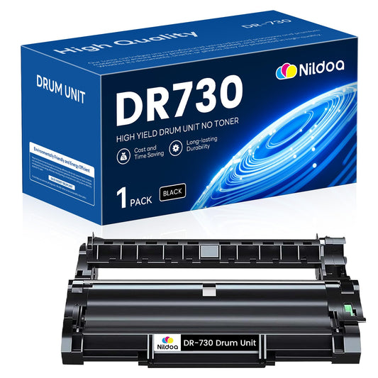 DR-730 DR730 Drum Unit [Not Toner] Replacement for Brother DR730 DR-730 DR 730 HL-L2370DW MFC-L2710DW MFC-L2750DW Printer Drum, 1 Pack