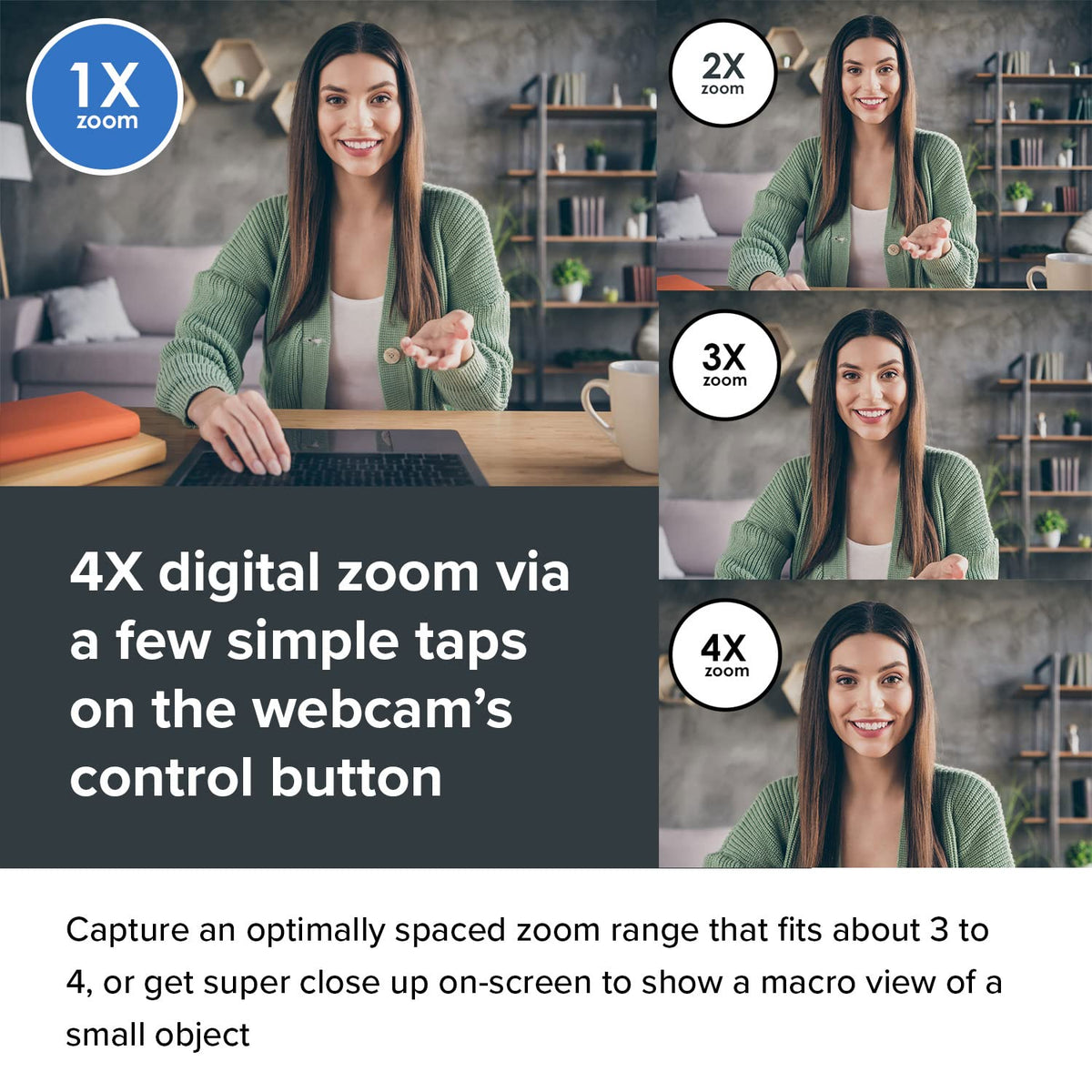 Creative Live! Cam Sync V3 2K QHD Webcam with 4X Zoom