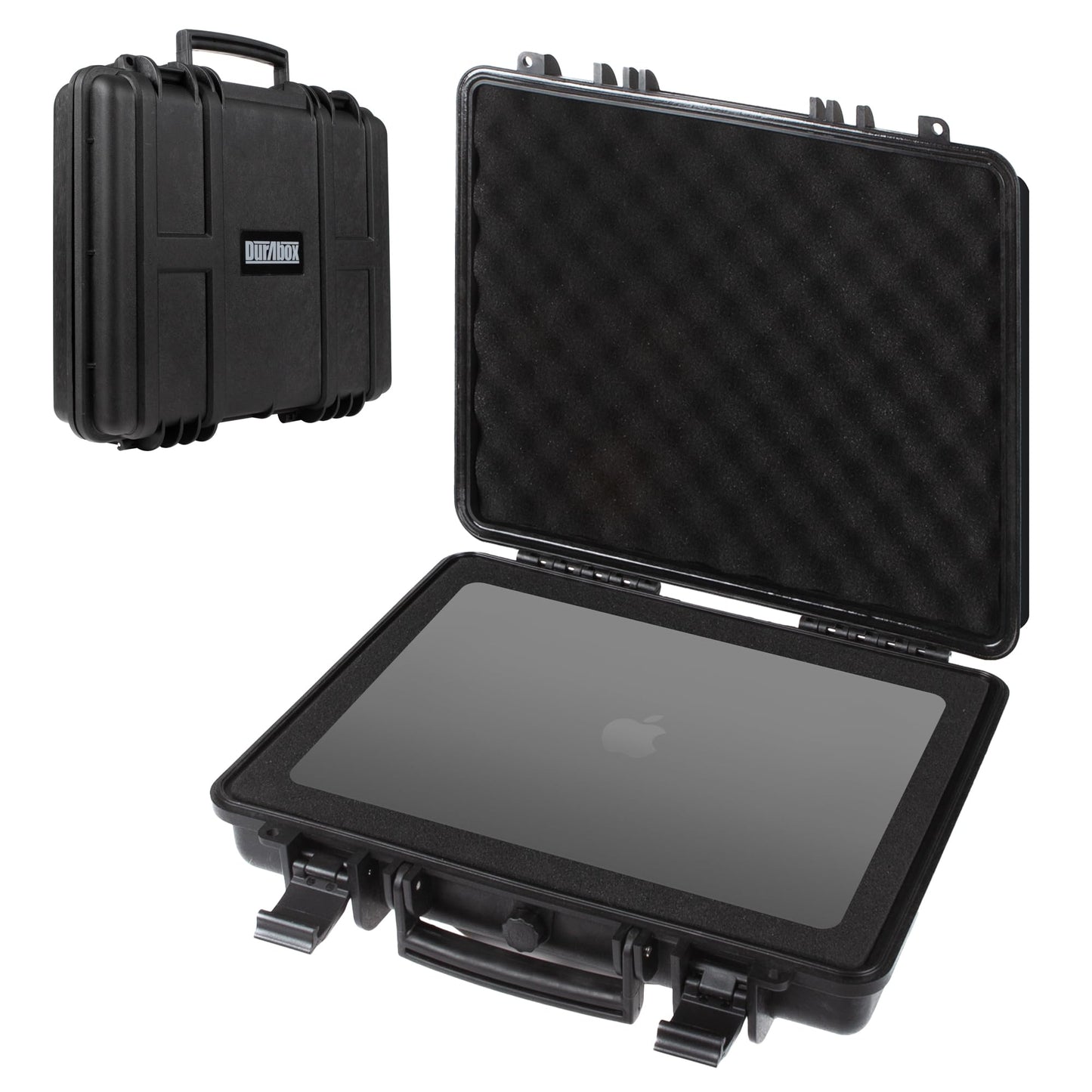 Durabox All Weather Hard Case 16 x 14 x 4” - TSA Approved Hard Shell Travel Case with Customizable Foam for Laptops, Electronics, Guns, Pistols