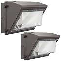 Flakeeper 120W LED Wall Pack Light with Dusk-to-Dawn Sensor, 16800LM 5000K LED Security Flood Lighting, 120V Outdoor LED Wall Lights for Parking