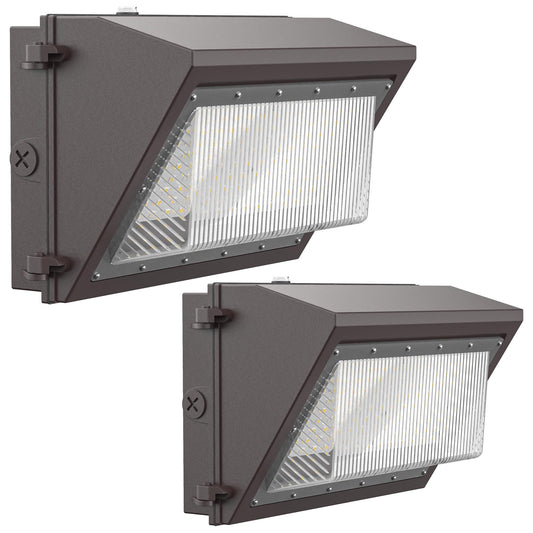 Flakeeper 120W LED Wall Pack Light with Dusk-to-Dawn Sensor, 16800LM 5000K LED Security Flood Lighting, 120V Outdoor LED Wall Lights for Parking