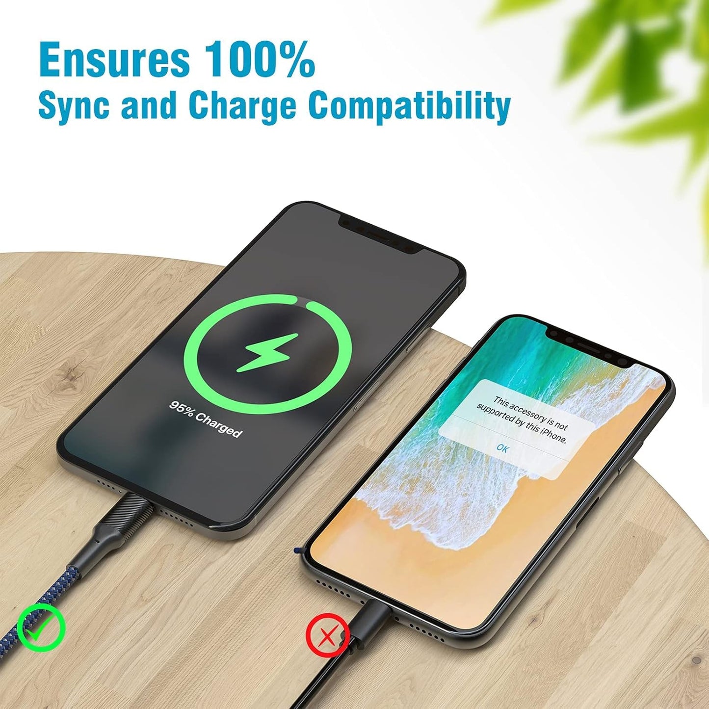 iPhone Charger Cable 10ft 5Pack,[Apple Certified] Long Lightning Cable 10 Foot iPhone Charging Cord for iPhone 12/11/11 Pro/X/Xs Max/XR/8/8…