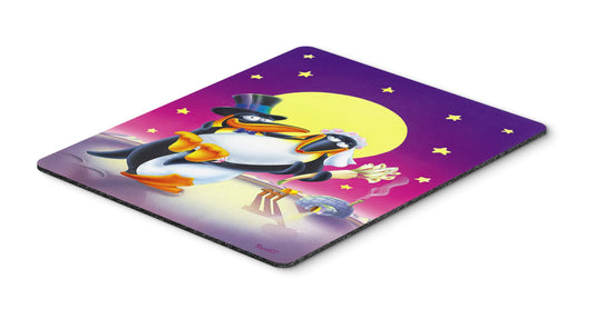 Caroline's Treasures APH0244MP Just Married Wedding Penguins Mouse Pad, Hot Pad or Trivet for Home Office Gaming Working Computers Laptop Mouse