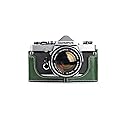 OM-4 Case, BolinUS Handmade Genuine Real Leather Half Camera Case Bag Cover for Olympus OM-1 /1N OM-2/2N OM-3/3Ti OM-4/4Ti (No Handle) Camera