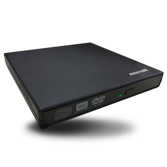 Maxell CD/DVD Disc Writer - Easy and Versatile Solution for Copying, Backing Up, Watching, and Listening