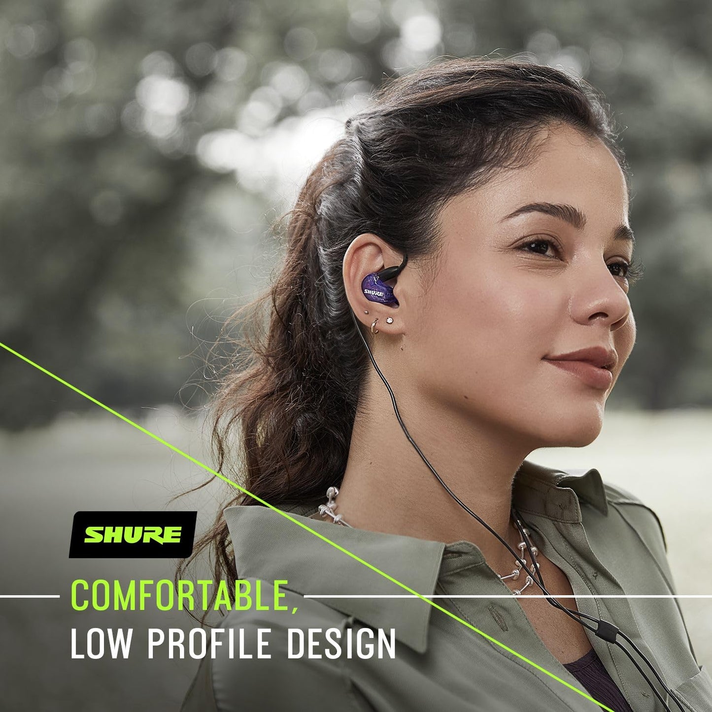 Shure SE215 SPE PRO Sound Isolating Wired Earbuds - Purple
