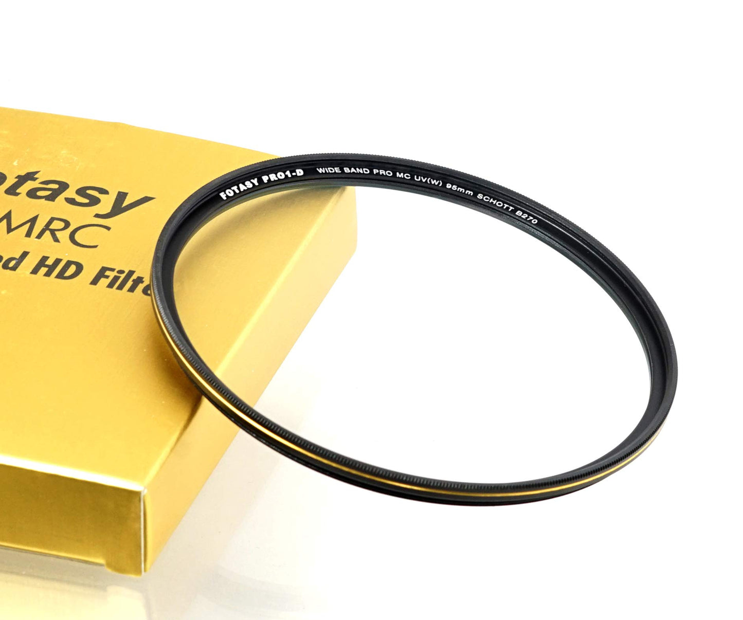Fotasy 95mm Ultra Slim UV Protection Lens Filter, Nano Coatings MRC Multi Resistant Coating Oil Water Scratch, 18 Layers Multi-Coated 95 mm MCUV