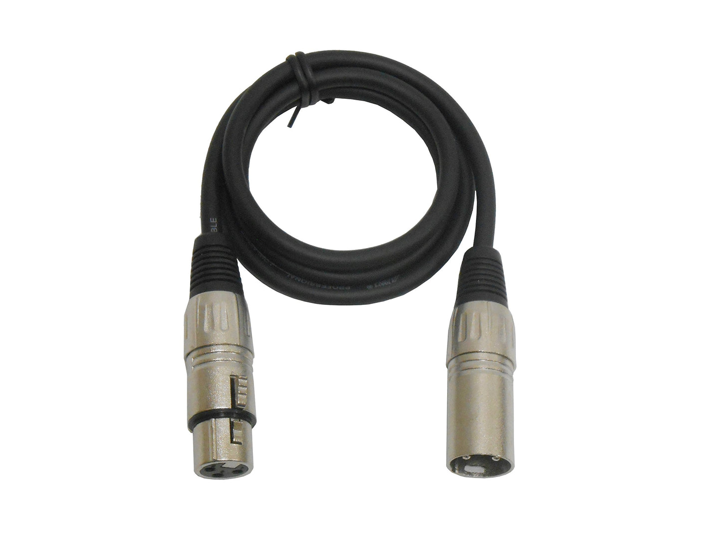 Audio2000'S ADC2037 XLR Male to XLR Female Balanced Microphone/Audio/Recording Cable (Length: 3 Feet)