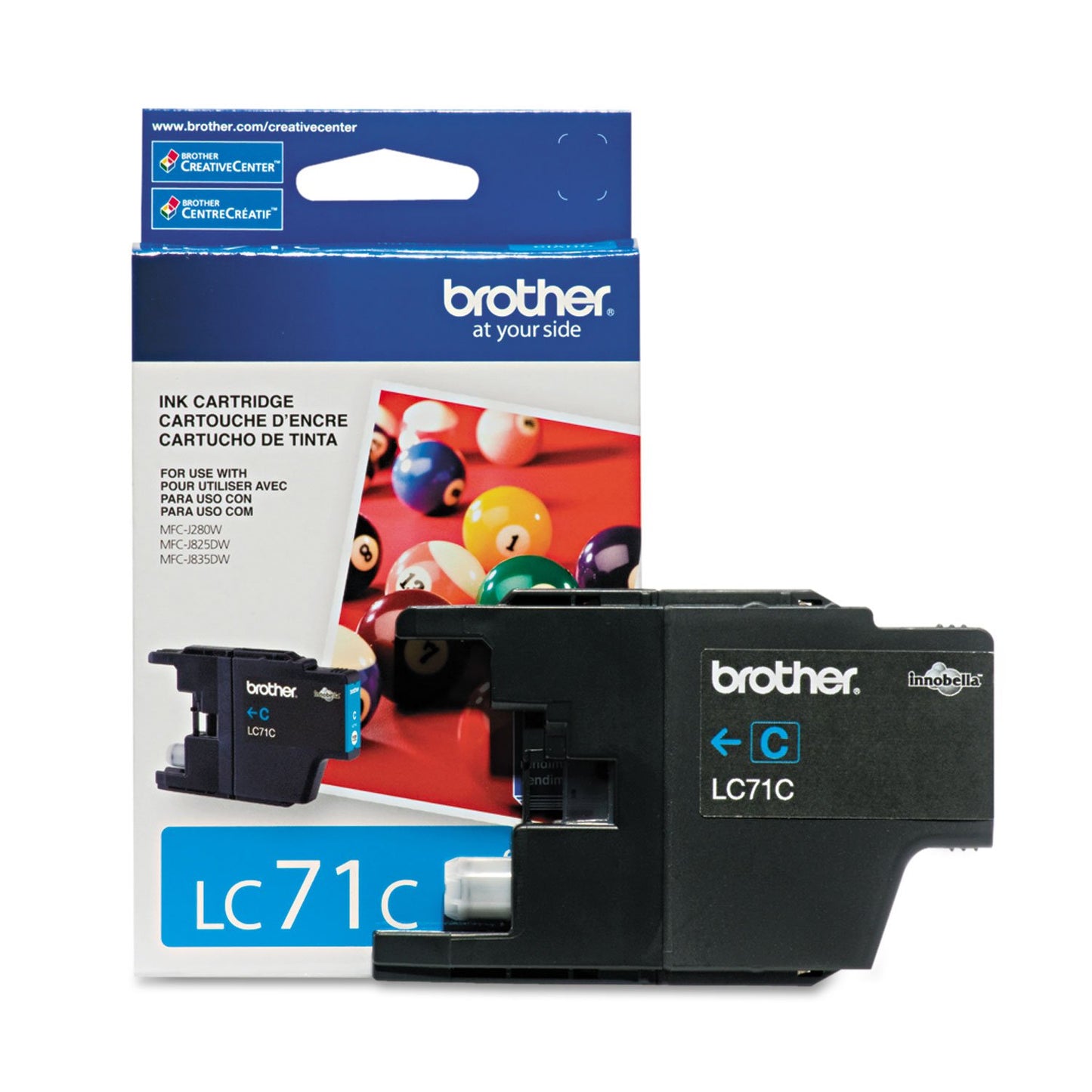 3pk Lc713pks Cyan Magenta Yellow Ink Cartridge F/ Clr Inkjet