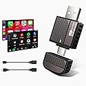 ByteWave Wireless Android Auto & CarPlay Adapter 2-in-1 Converts Wired to Wireless 2025 Upgraded, Plug-and-Play Dongle with Low Latency, Connect
