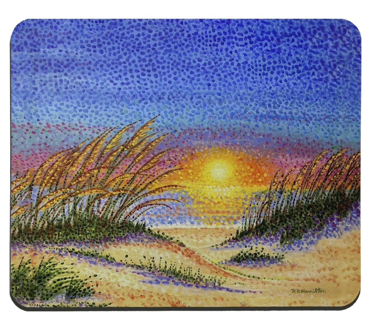 Betsy Drake MP1409 9.25 x 7.74 in. Golden Sea Oats Mousepad