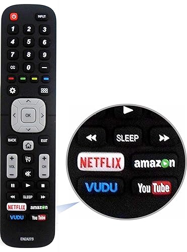 EN2A27S Remote Control Replacement for All Sharp 4K Ultra LED Smart HDTV 55H6B, 50H7GB, 50H6B, N6200U,