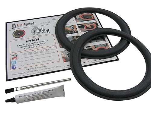 Smaller Advent 9 Inch Foam Speaker Repair Kit FSK-9 (Pair)