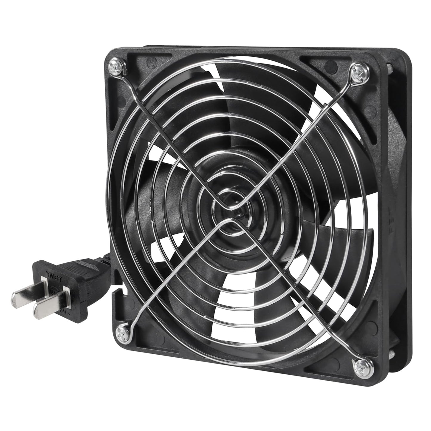UMLIFE 2PACK EC 120mm x 25mm Dual Ball Bearings 120mm x 120mm x 25mm DIY Cooling Ventilation Exhaust Fan 110V 115V 120V 220V 240V AC Axial Case Muffin