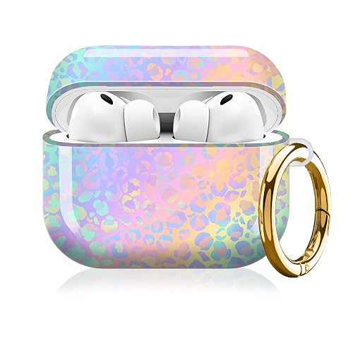 Compatible with AirPod Pro 3 (2025),Cute Case Cover for Women & Men, Full Protection Shockproof Hard Case with Keychain, Wireless Charging Case