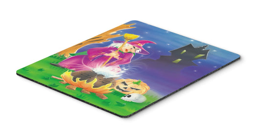 Caroline's Treasures APH2989MP Witch and her Castle Mouse Pad, Hot Pad or Trivet for Home Office Gaming Working Computers Laptop Mouse Mat,Washable